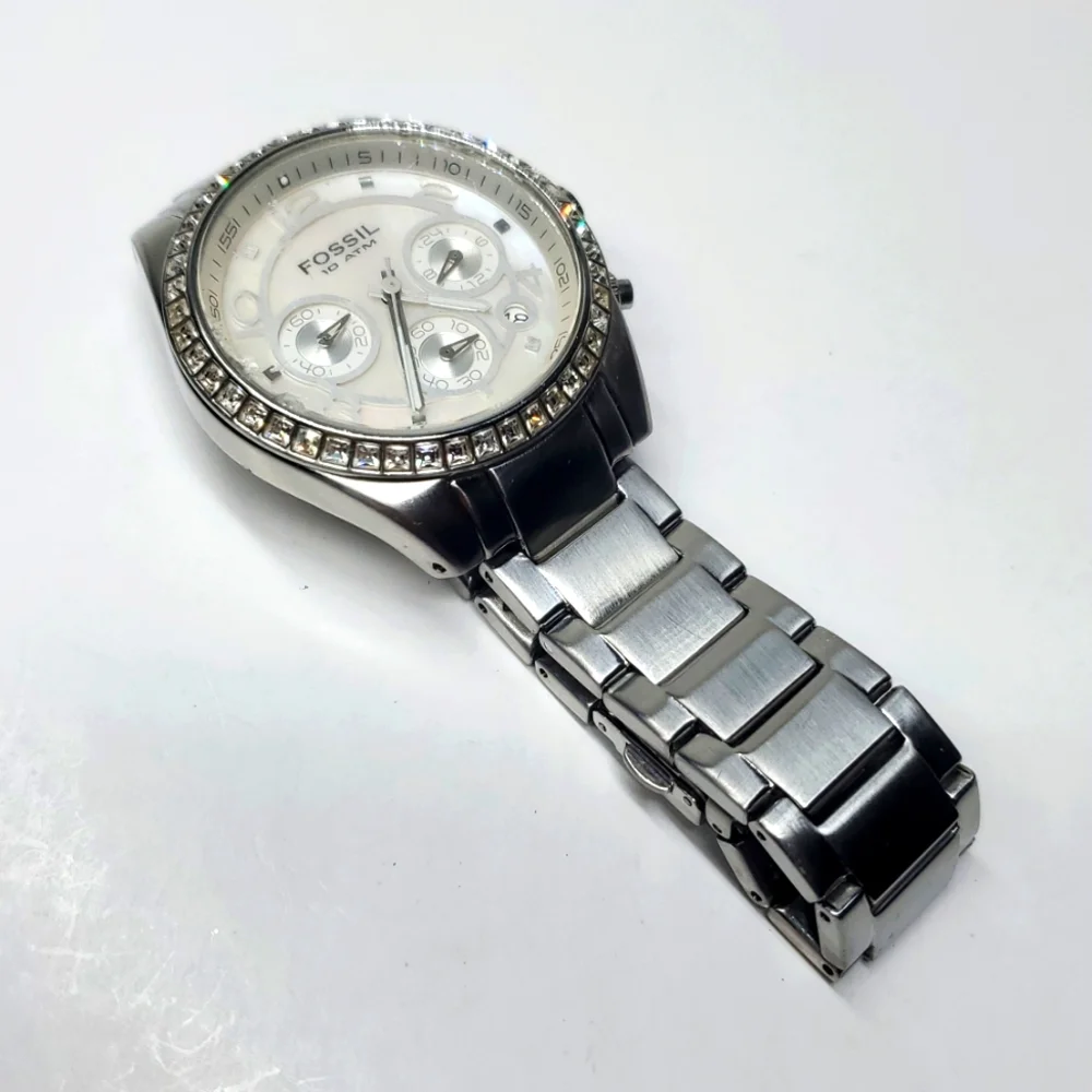 Fossil Watch CH2542 Silver Steel Wristband Multifunction Mop 10 ATM
